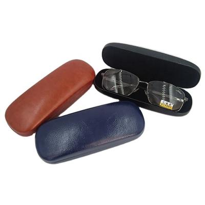 China Caso portátil de óculos de metal de couro fácil de transportar personalização à venda