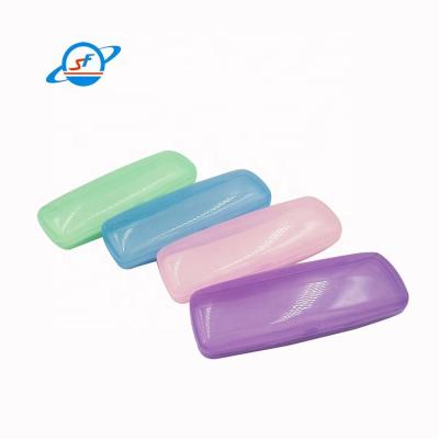 China Fashion PVC Sunglasses Case Plastic Spectacle Case OEM / ODM Available for sale