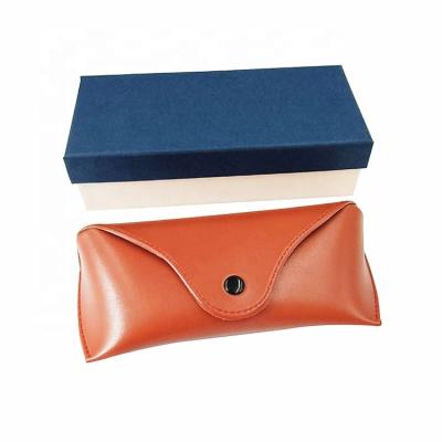 China Durable Soft Leather Spectacle Cases And Paper Box For Girls  Scratchproof for sale