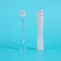 China Essential Oil Roll On 0.5oz Cosmetic PETG Bottle Unique Shape Clear for sale
