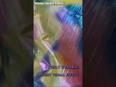 La tela revestida de papel tejida 100% del triturador de viento del lanzamiento de Taslon del poliéster 75D*320D 140gsm el 150CM impermeabiliza respirable