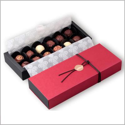 China LiLongCai Recyclable Single Pakage Paper Box Chocolate 	Gift Packing Box for sale