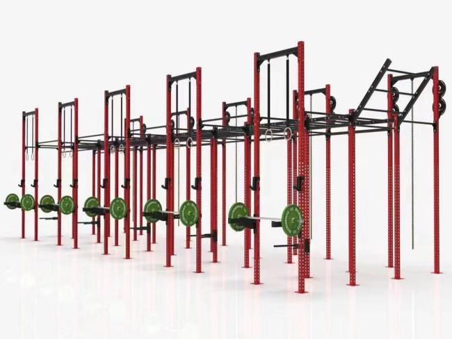 Body Building Fitness Device Commercial Gym Fitness Equipment Home Strength Power Rack Overhang Cross Fit Rig