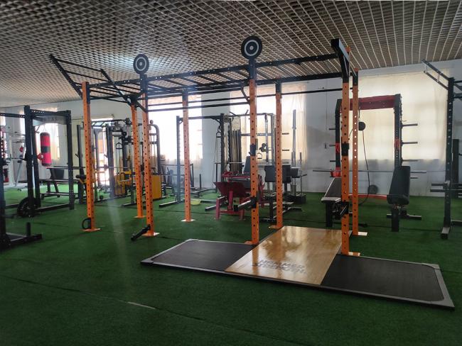 Body Building Fitness Device Commercial Gym Fitness Equipment Home Strength Power Rack Overhang Cross Fit Rig