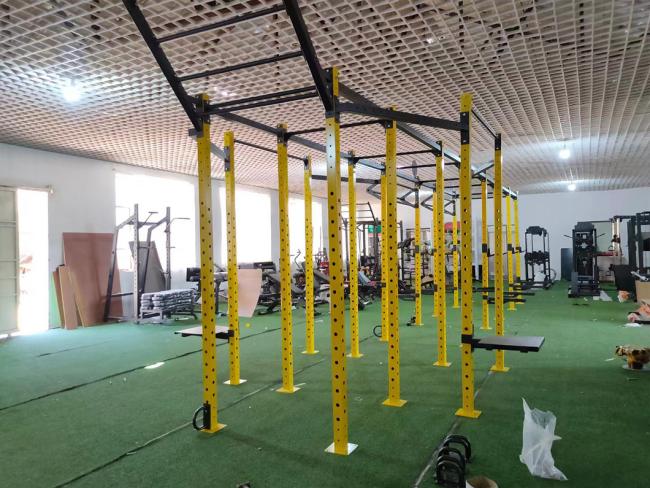 Body Building Fitness Device Commercial Gym Fitness Equipment Home Strength Power Rack Overhang Cross Fit Rig