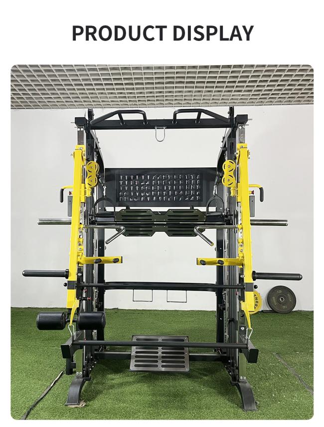 Multifunctional Home Smith Machine with Weight Stack Wholesale Fitness Equipment Manufacturer