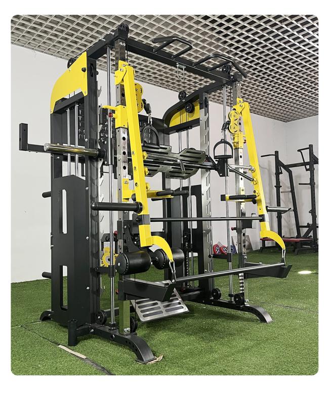 Multifunctional Home Smith Machine with Weight Stack Wholesale Fitness Equipment Manufacturer