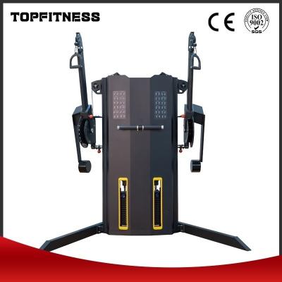 China Equipo de acondicionamiento físico ajustable para adultos con doble cable de movimiento libre 1150*1700*1800mm en venta