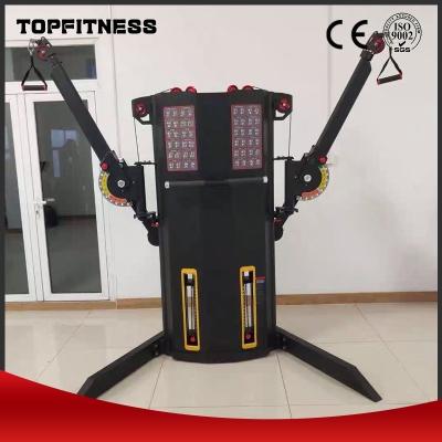 China Equipo de gimnasio personalizado con doble cable cruzado con equipo de gimnasio de movimiento libre en venta