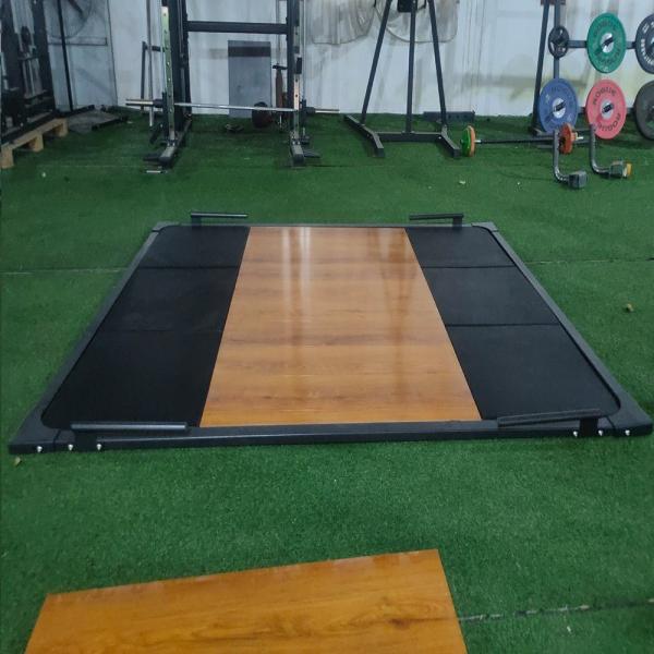 Quality Gym Fitness Equipment Squat Rack With Steel Composite Board Lifting Platform for sale