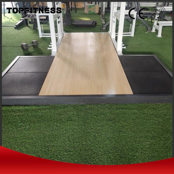 Quality Unfolded Half Squat Frame Weightlifting Platform For Commercial Fitness for sale