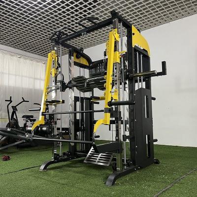 China Body Building Multi Power Rack Gym Fitness Equipment Squat Machine Squat Rack Smith Machine 2022 for sale