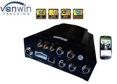 China 4 povos do ônibus do canal opõem o armazenamento do híbrido da movimentação de cartão do SD do gravador de vídeo do carro DVR de WIFI à venda