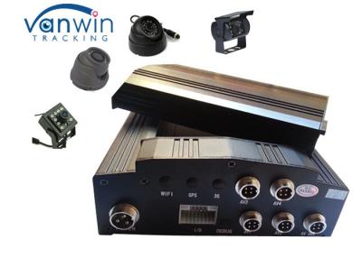 China HDD Mobile Digital Video Recorder MDVR 4 Channel With Camera for sale