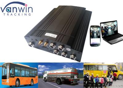 China Bus GPS 3G Mobile DVR CCTV Recording , HDD 4 Channel Car DVR for sale