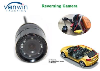 China HD 720P 1080P Car Hidden Cameras 12V Mini Backup Rear View Camera With IR Night Light for sale