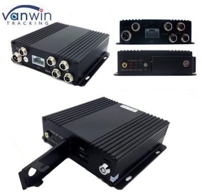 China 4 Channel Vehicle WI-FI Video / Audio SD Card DVR Camera System with Bus Router for sale