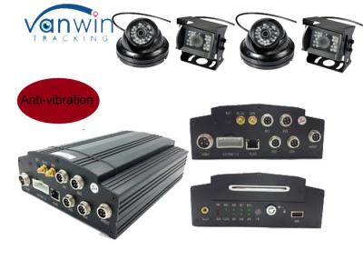 China 4 Cameras Video 3G Mobile DVR Recorder / Vehicle Camera DVR Support 24 hours recording for sale
