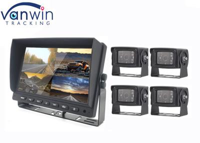China 7inch 9inch 10 Inch AHD TFT Car Monitor Built In DVR For 4 Cameras System for sale