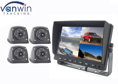 China 4 channel Heavy Duty DVR AHD TFT Car Monitor Split Screen For Truck Van Bus for sale