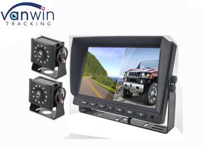 China 7'' 9'' 10'' 2 Splits AHD Car Display  TFT Car Monitor For 2 Channel Video Recording for sale