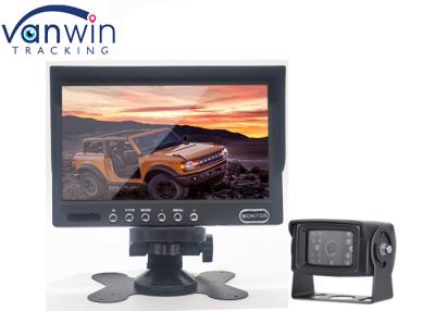 China 7 Inch Vehicle On Dash Backup Monitor Digital TFT LCD 2 Video Input For Mdvr Camera for sale