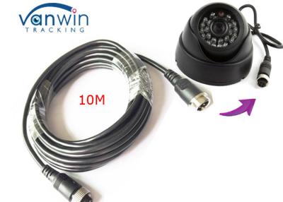 China Varón del conector de la aviación de M12 4Pin al cable de extensión femenino los 5m para el sistema del CCTV de la cámara de vista posterior en venta