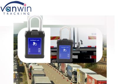 China GSM 4G Safety Alarm Smart Door Lock GPS Padlock For Logistics Cargo en venta