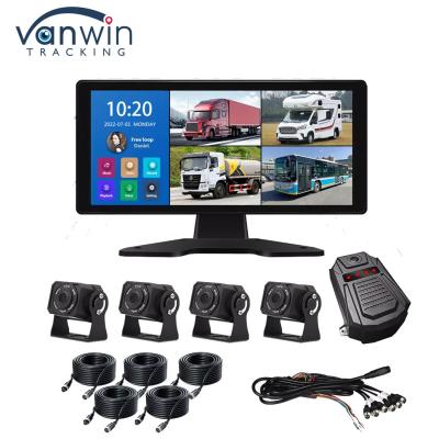 Chine AI Smart BSD Alarm Car DVR System 360° 4CH With Recorder / 10.36 Inch Monitor à vendre