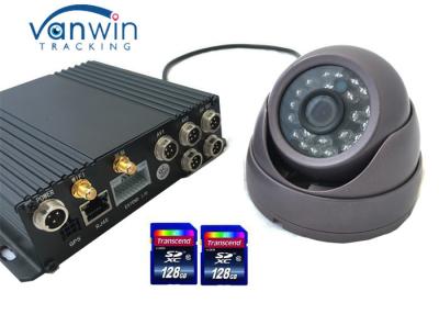 China SD Card Mobile DVR HD CCTV for Vehicle Camera Car Tracking 4CH DVR Onboard for sale