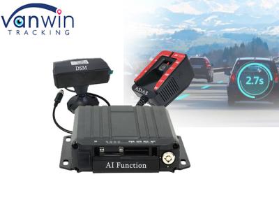 China 4ch SD AI Mobile DVR with 4G GPS WiFi H.265 1080P ADAS system  DSM BSD MDVR for sale