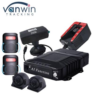 China AHD Vehicle Security ADAS 8CH Video recording System with WiFi 4G GPS AI MDVR for sale