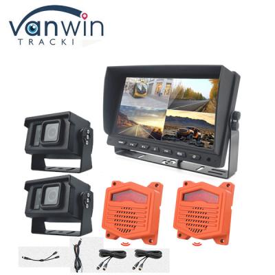 China 7/9/10.1 inch IPS Rear View Monitor AI Left/Right/Back Blind Spot Detection Reversing MDVR for Truck for sale