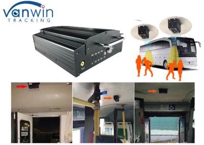 China High end battery powered Double camera people counter Video MDVR system by 3G or 4G for sale