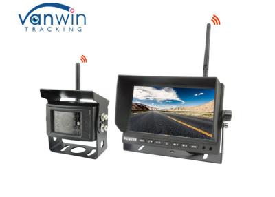 China Truck Back Up Reversing Camera Kit 2.4G Wireless 7 Inches Car Monitor for sale