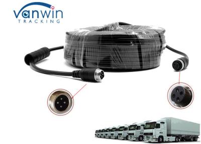 China Pure Copper Backup Camera Cable 20m Extension 4 Pin Aviation IP68 Waterproof for sale