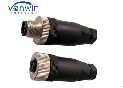 Chine M12 prise imperméable de mâle des accessoires 4P du connecteur DVR/de capteur industrie femelle à vendre