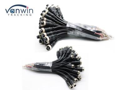 China Material del alambre de cobre del PVC del cable del conector pin M12 4 de GX 12 para la cámara de reserva en venta