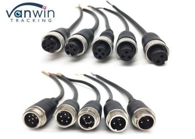 China DVR Accessories 4 Pin Female Male Aviation Connector Video Audio Extension Cable for sale