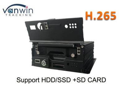 China Fuel Sensor H.265 HDD 4 Channel 1080P RJ45 Port HD Mobile DVR with Motion detection for sale