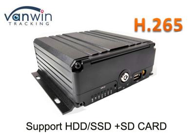 China Full HD Rs232 12 Volt 4 Channel 14W H265 Car Dvr Recorder for sale