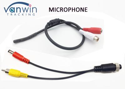 China Auto acessório Mini Microhone do carro com funcionamento do adaptador com as câmeras da abóbada para a gravação audio externo à venda