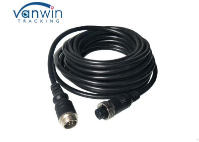 China Cable de audio y vídeo hembra-varón de la cámara del coche de los accesorios del cable DVR del enchufe de la aviación de M12 6pin en venta