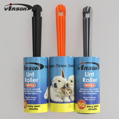 China Sticky Vertical  Washable Disposable Plastic Lint Roller for sale