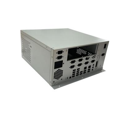China Industrial IPC Chassis Hardware Welded Aluminum Metal Shell Enclosure Chassis Cabinet 1U PC Case Project for sale