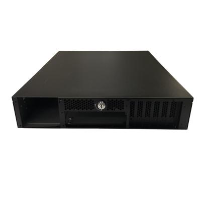 China Physical Rack Mount Quiet Custom Server Chassis 2U Rack Mount Computer Case 2U for sale