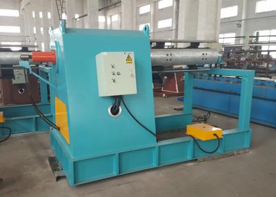 China Electric Roll Forming Machine Parts / Single Mandrel Hydraulic Decoiler With Support Frame for sale