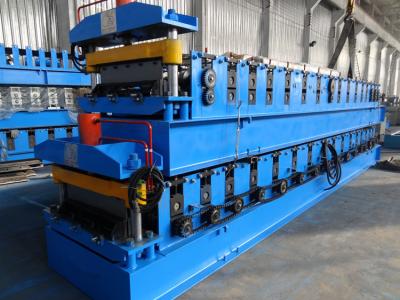 China Custom Metal Roof Roll Forming Machine , PU Sandwich Panel Top & Bottom Sheet Roll Former for sale