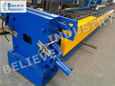 China 10 - 15 M/Min Downspout Roll Forming Machine For 100*80 120*100 Rectangle Profiles for sale