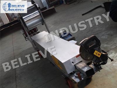 China Efficient Downspout Roll Forming Machine Portable Hand Operate Cutting Type for sale
